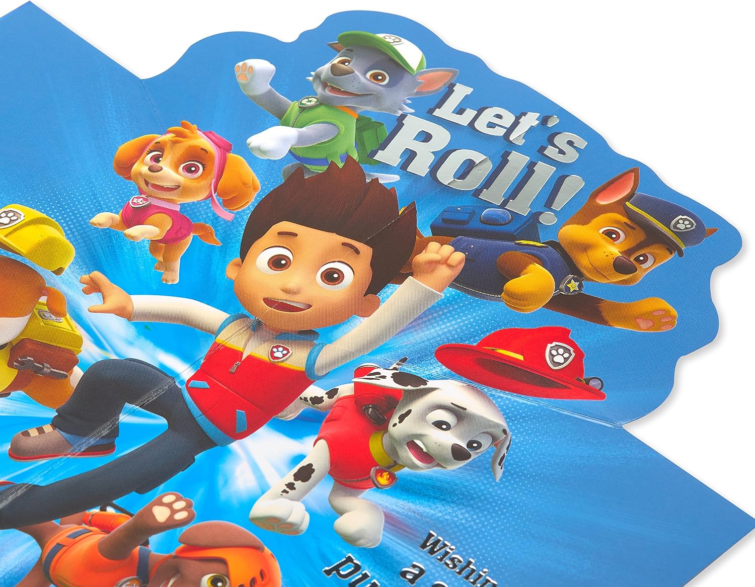 American Greetings Birthday Card for Boy (Paw Patrol)