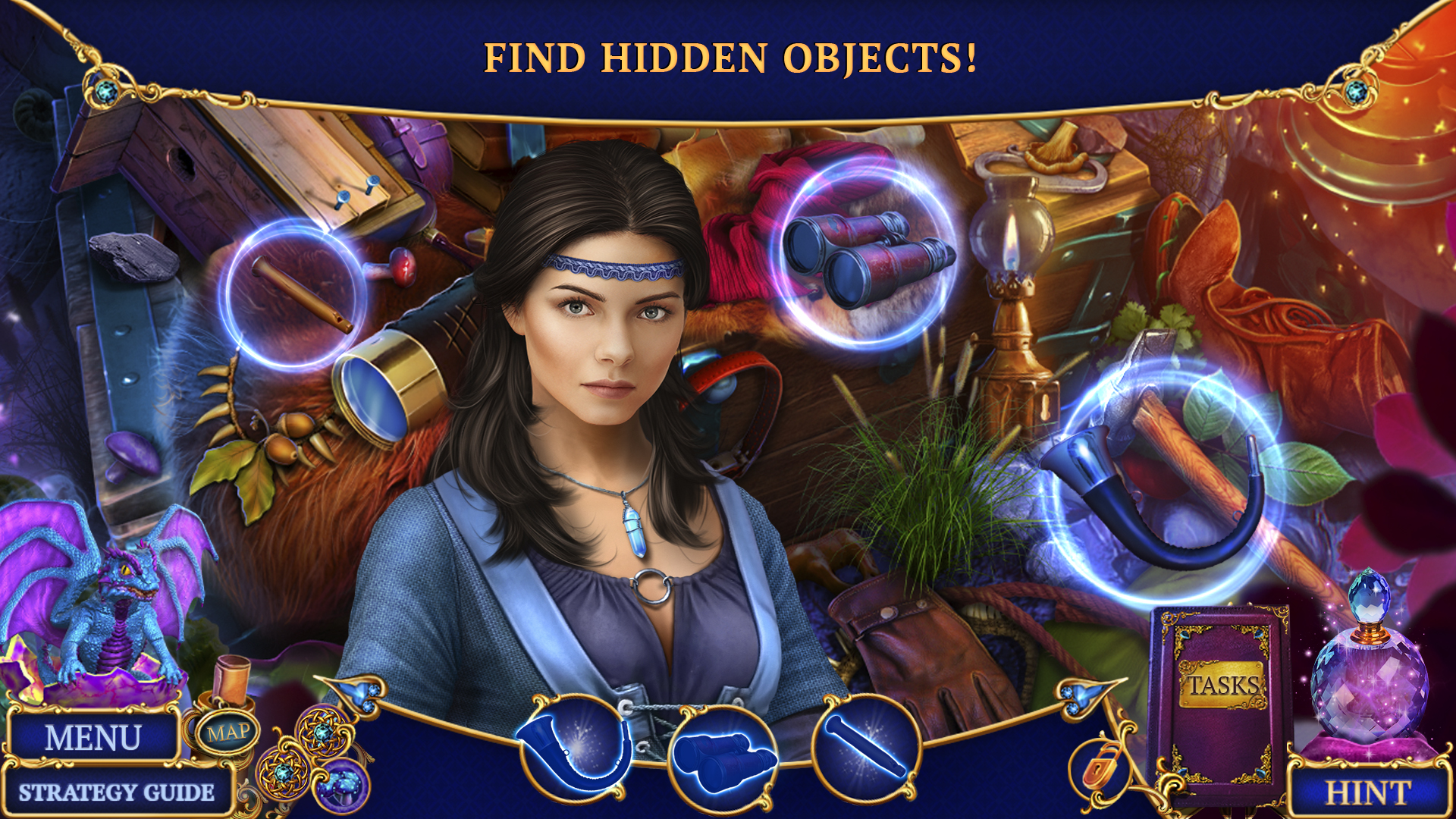 Hidden Objects - Enchanted Kingdom: Golden Lamp Collector's Edition