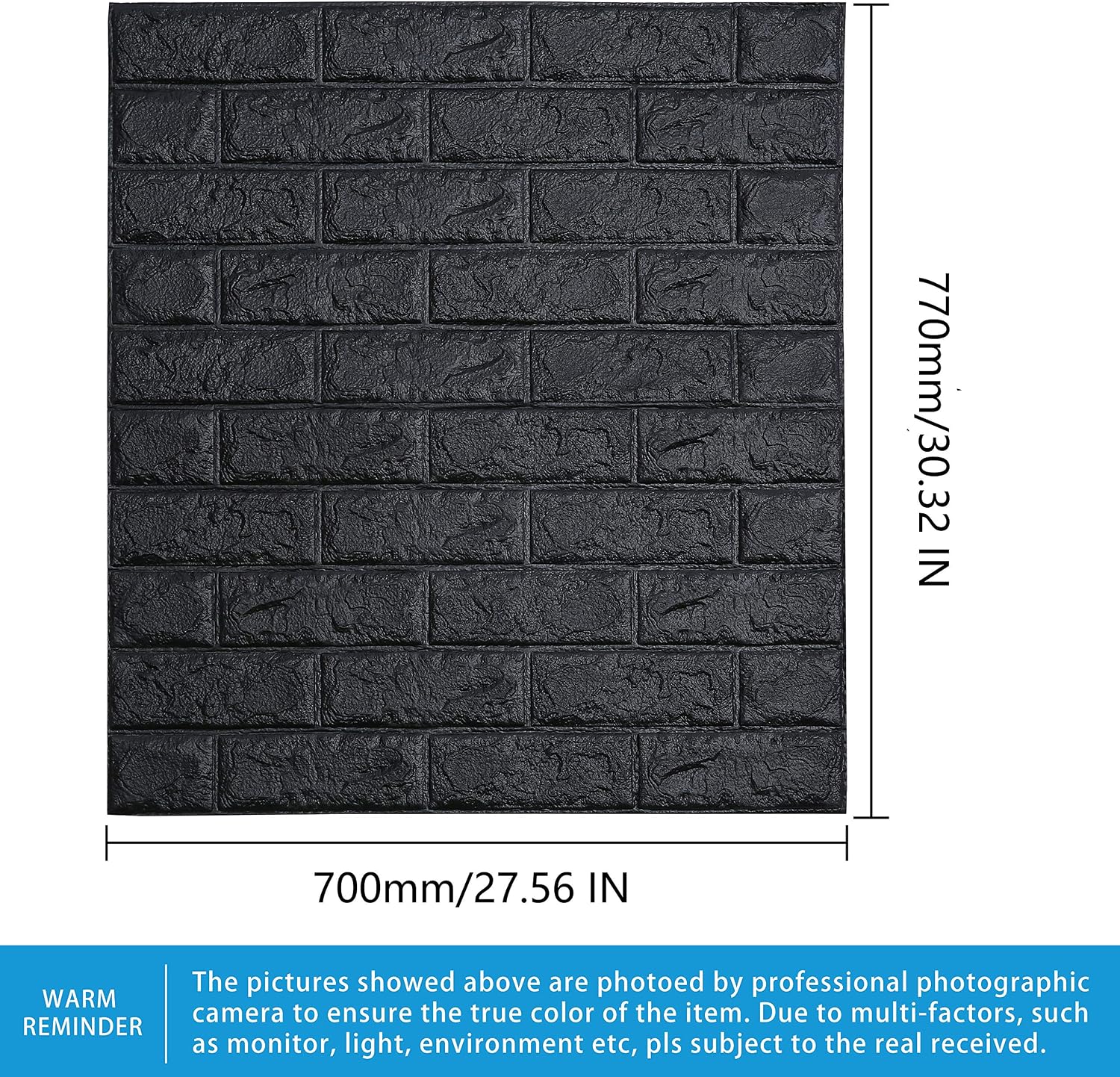80% оƒƒ Dіѕсоunt UNICOO - 3D Wall Panels Peel and Stick Self-Adhesive Real Bricks Effect Wall Tiles for Kids Room Bathroom Living Room TV Walls Sofa Background Wall Decoration. 116sq ft 20 Packs (Black)