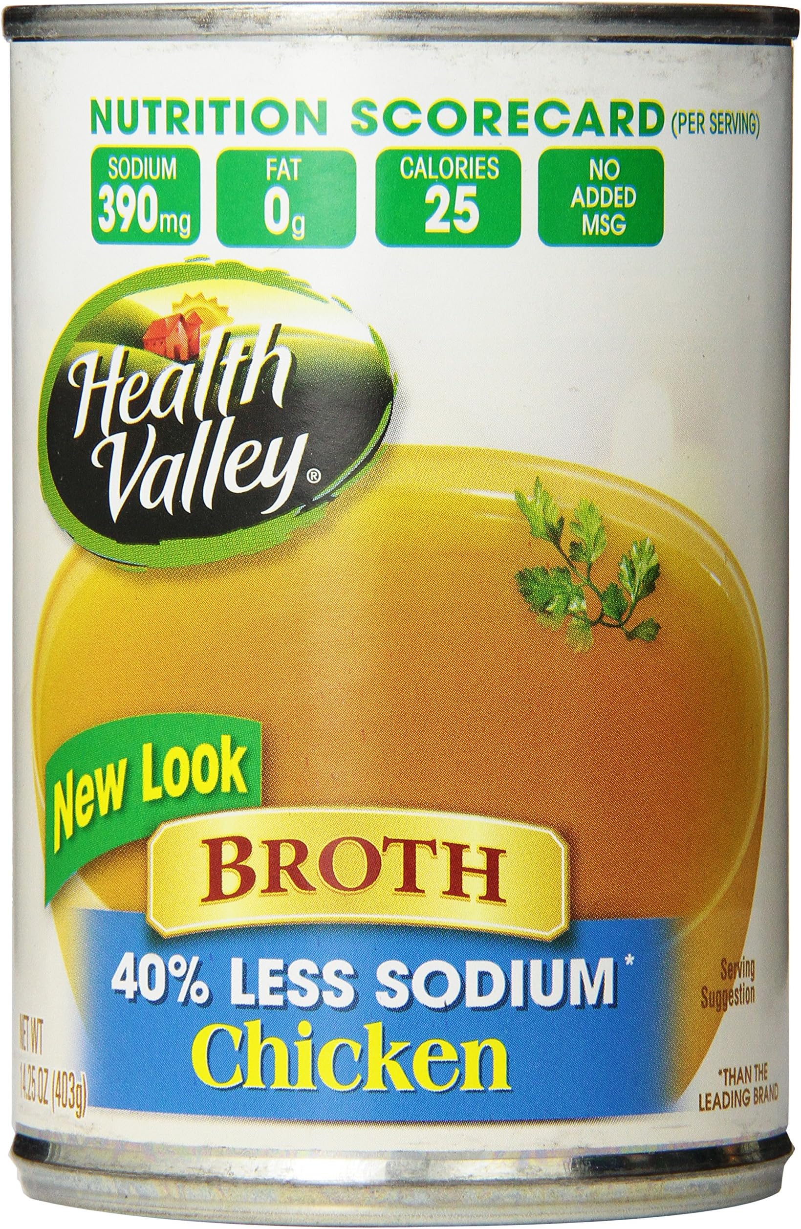 Health Valley Broth, Chicken, 14.25 Ounce (Pack of 12)