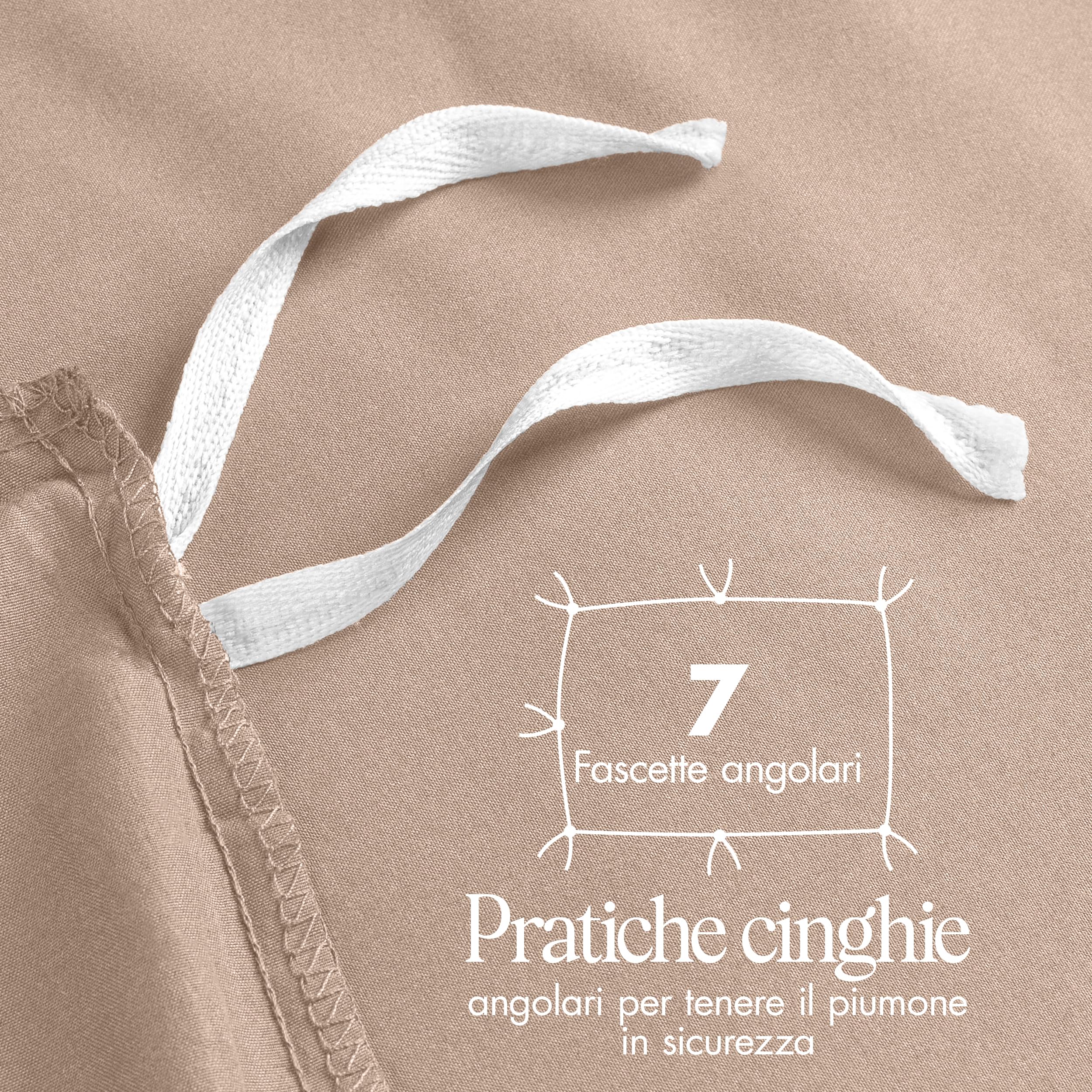 Utopia Bedding Copripiumino Una Piazza e Mezza - Microfibra Copripiumino 200x200cm + Federe 80x80cm - Beige