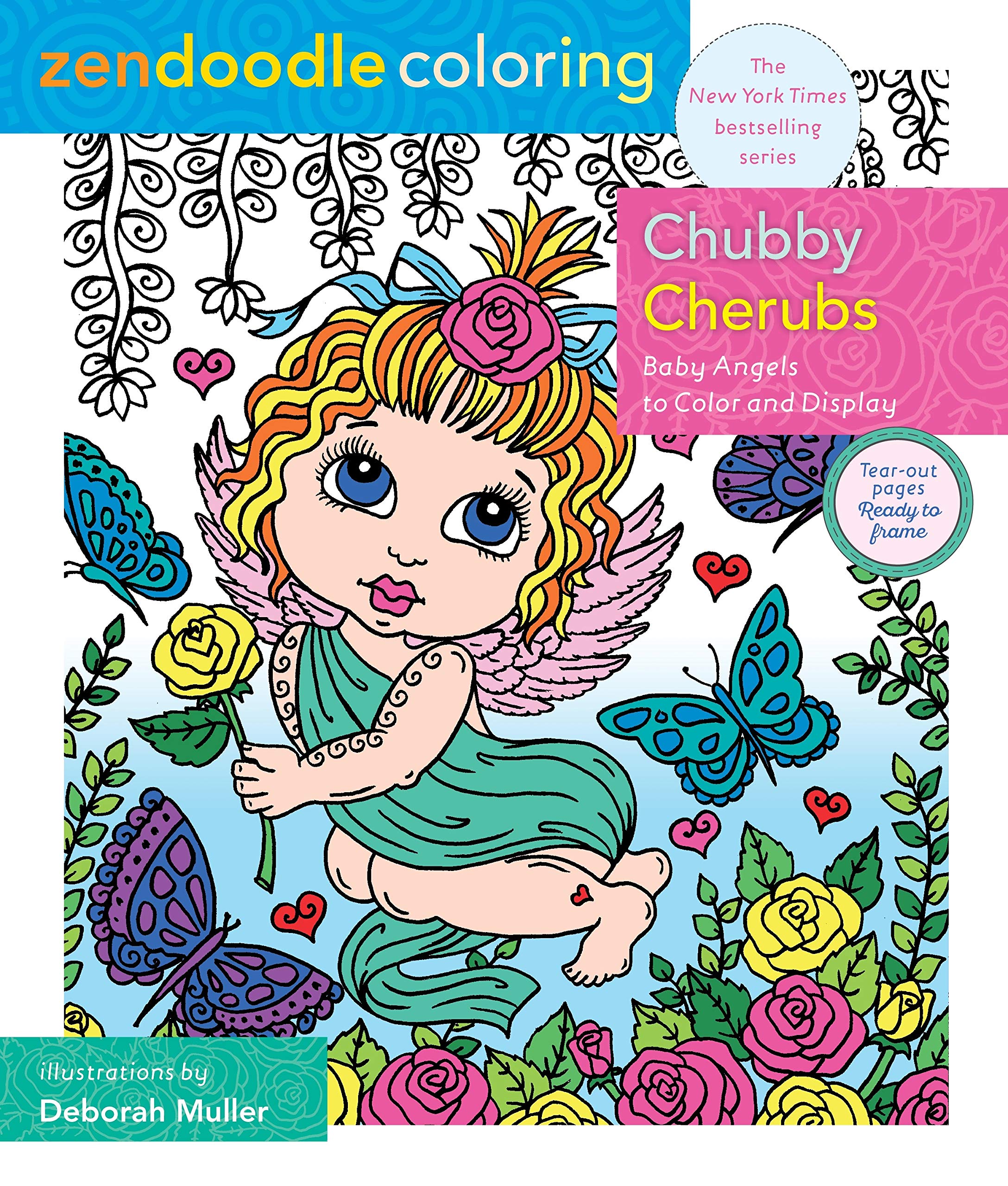 Zendoodle Coloring: Chubby Cherubs