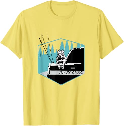 Miniatura 20 de American Bully Gang T-Shirt Black,Asphalt Grey,White,Cranberry Red,Red,Dark Green,Kelly Green,Olive Green,Lemon Yellow,Dark Heather Grey,Heather