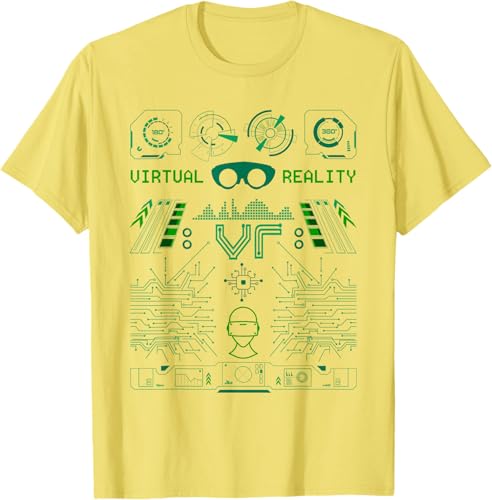 Miniatura 25 de Camiseta de realidad virtual VR Retro Gamers, Negro, S Negro,Azul Marino,Asfalto,Blanco,Azul Pastel,Arándano,Limón,Jaspeado Oscuro,Gris