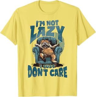 Fauler Hund ich bin nicht faul DesignsLazy dog I'm not lazy T-Shirt