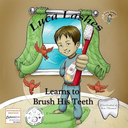 Luca Lashes Learns to Brush his Teeth