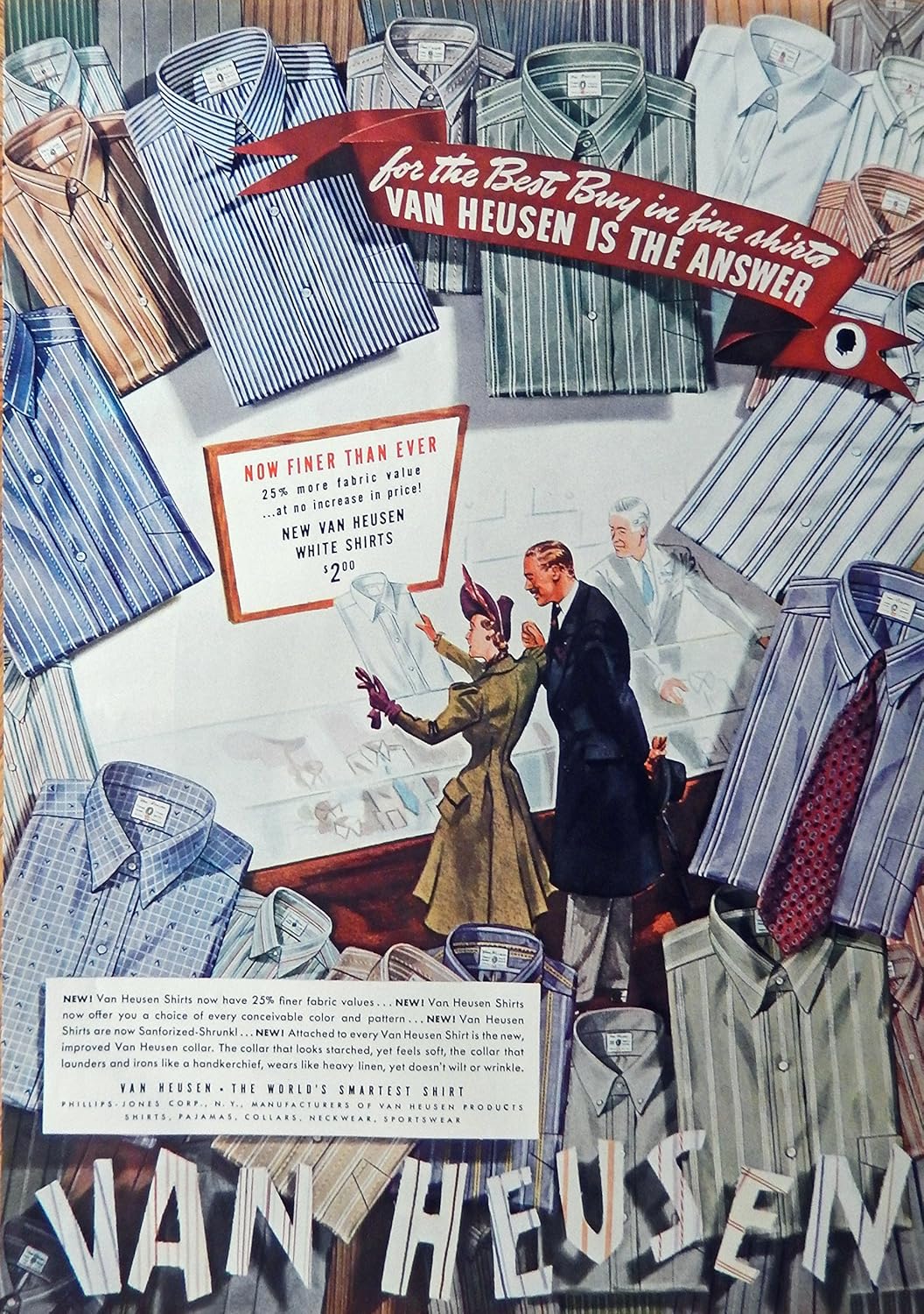 Amazon Com Van Heusen Shirts Vintage Print Ad 30 S Color Illustration Woman And Man Shopping Original 1939 Esquire Magazine Art Posters Prints Amazon Com Van Heusen Shirts Vintage Print Ad 30 S Color Illustration Woman And Man Shopping Original 1939 Esquire Magazine Art Posters Prints