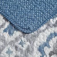 Vista 4 de Juego de funda de edredón, tamaño individual, color gris de Tommy Bahama Cape Verde