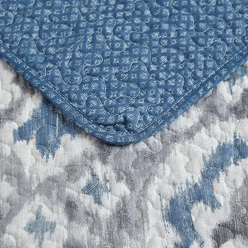 Miniatura 9 de Juego de funda de edredón tamaño individual color gris de Tommy Bahama Cape Verde