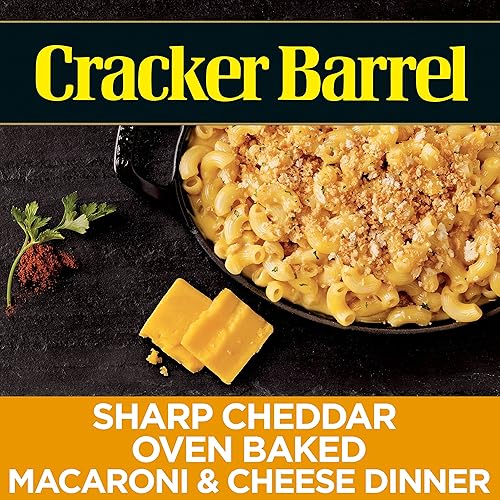 Miniatura 3 de Cracker Barrel Sharp Cheddar - Cena de macarrones y queso horneados al horno (paquete de 5 unidades, bolsas de 12.3 onzas)
