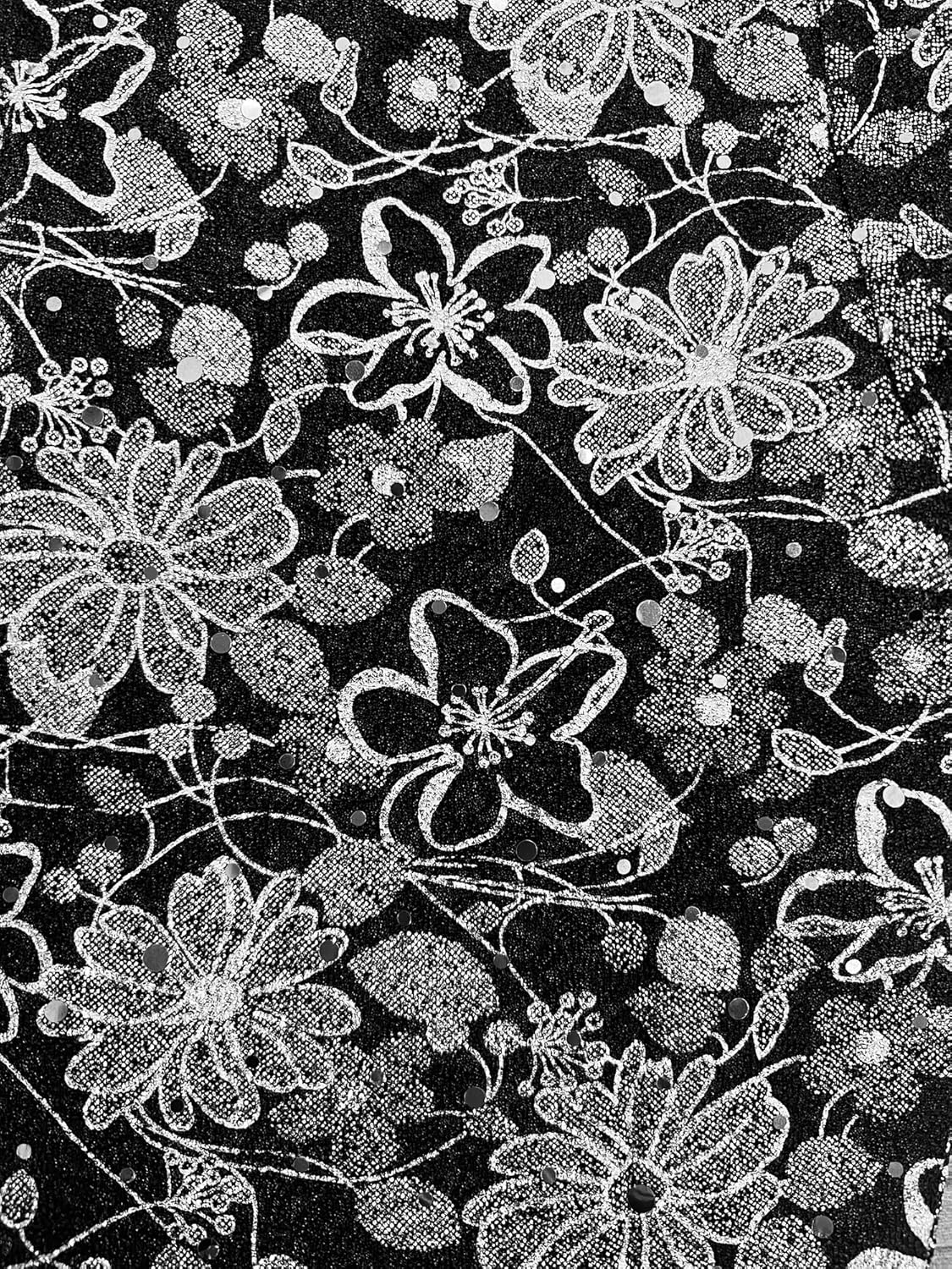 Sparkly Overlay Jumpsuit for Women Dressy Elegant Long Sleeve Long Split lightweight Pants Cocktail Jumpsuits - Image 4