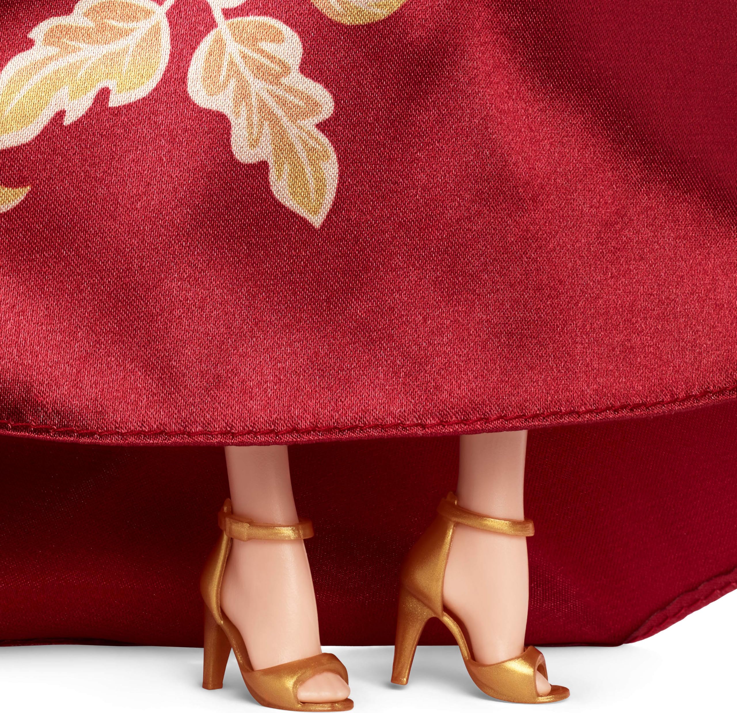 Barbie Signature Lunar New Year Modepuppe | Puppe im roten Kleid mit goldener Pfingstrosenverzierung, Feiertagssammlerpuppe, JJX83