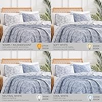 Vista 75 de Southshore Fine Living, Inc. Juego de edredón de tamaño King de gran tamaño, colcha de lavanda King/California con 2 fundas de almohada a juego