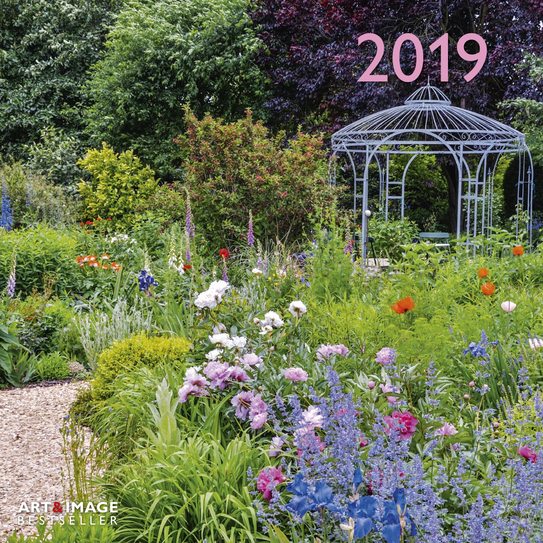 2019 Magical Gardens 30x30 Grid Calendar