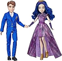 Vista 1 de Disney Descendants 3 Royal Couple Engagement, paquete de 2 muñecas Mal & Ben con moda y accesorios