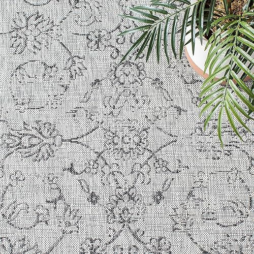 Vista 22 de SAFAVIEH Courtyard Collection - Alfombra decorativa, 2 pies 3 pulgadas x 5 pies, turquesa, no desprende pelusa y de fácil cuidado, para interiores