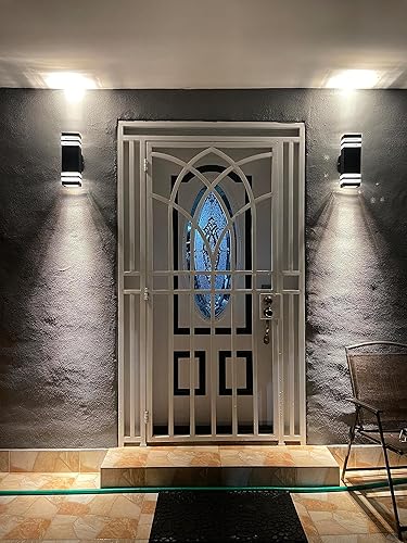 Miniatura 7 de ZSMAIKU Outdoor Light Fixture, IP65 Wall Light Fixtures for Porch Patio Garage,Warm White 3000k, 2 Pack (Black, 2Packs 2-Tier)