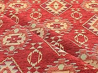 Vista 1 de The Yard Meter - Tapiz de tela para tapicería Kilim bohemio tribal suroeste, turco, persa, marroquí, mexicano, étnico (2 yardas (55 x 72 pulgadas)