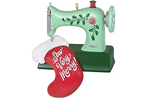 Hallmark Keepsake Sewing Machine Christmas Tree Ornament
