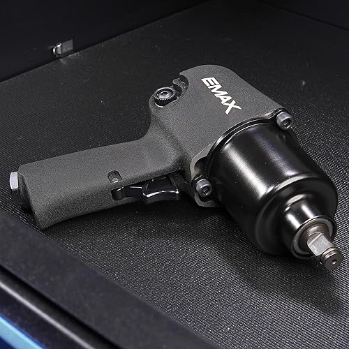 Miniatura 4 de EMAX Llave de impacto neumática - Herramienta mecánica neumática de 1/2 pulgada con par máximo de 750 pies libras y 7,000 RPM - EATIW05S1P