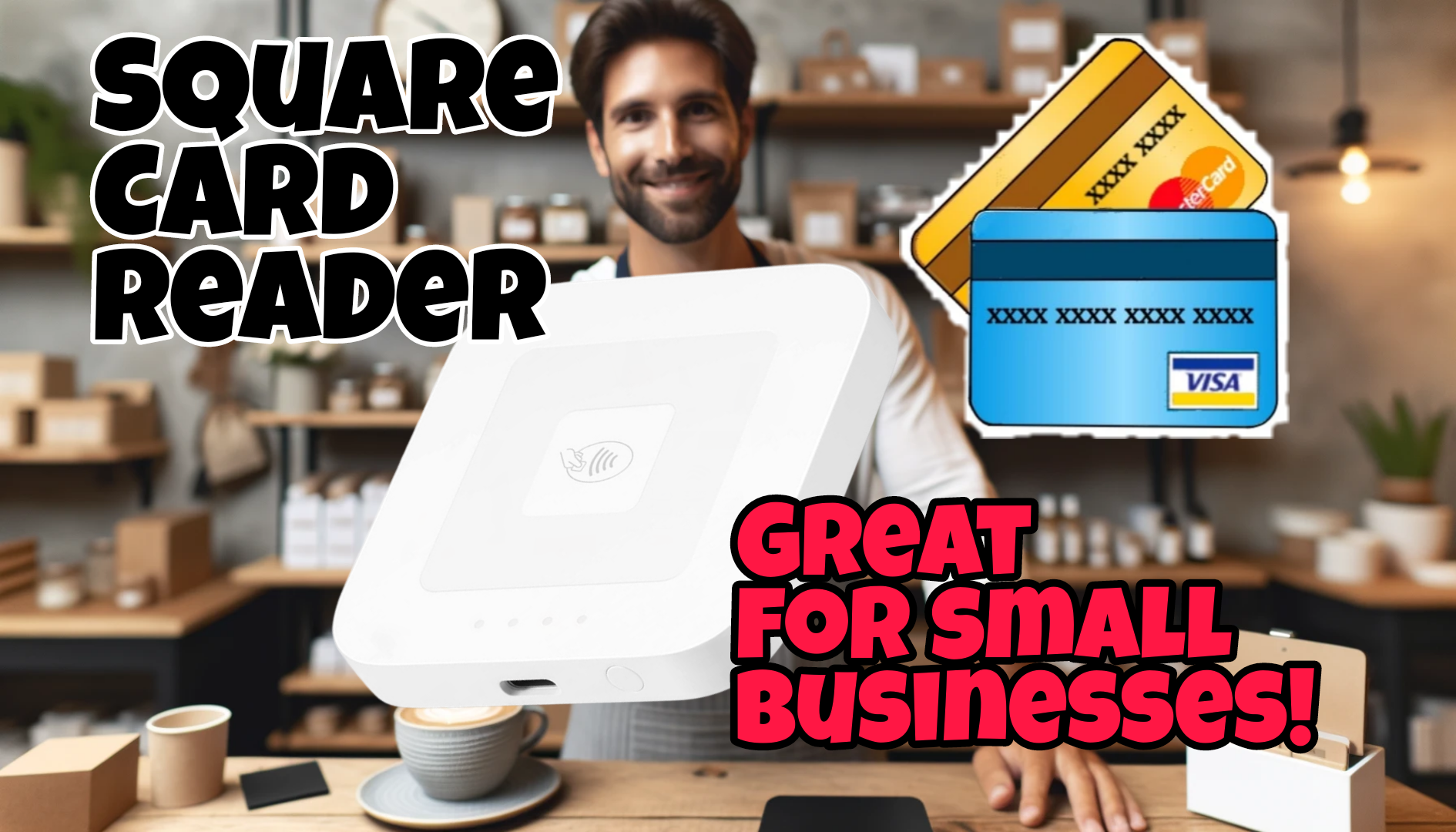 Watch Review of Square Credit Card Reader for Contactless & Chip 