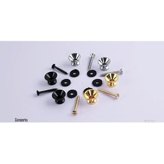 Banworks Embouts de sangle de guitare, broches métalliques avec vis de montage - Les Beatles, Paul McCartney, John Lennon, RIngo Starr, George Harrison
