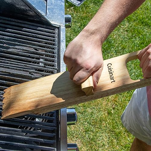 Miniatura 4 de Cuisinart Raspador de parrilla de madera para barbacoa, CCB-1143 Limpieza de parrilla raspador de madera para barbacoa,Limpiador y