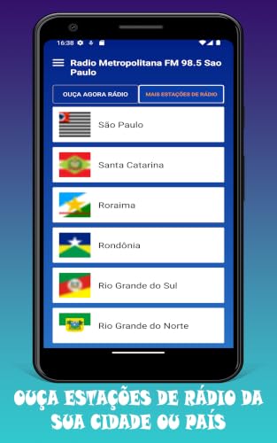 Rádio Metropolitana FM 98.5 SP - Radio Brazil FM & AM to Listen on your Phone Or Tablet – vue 4