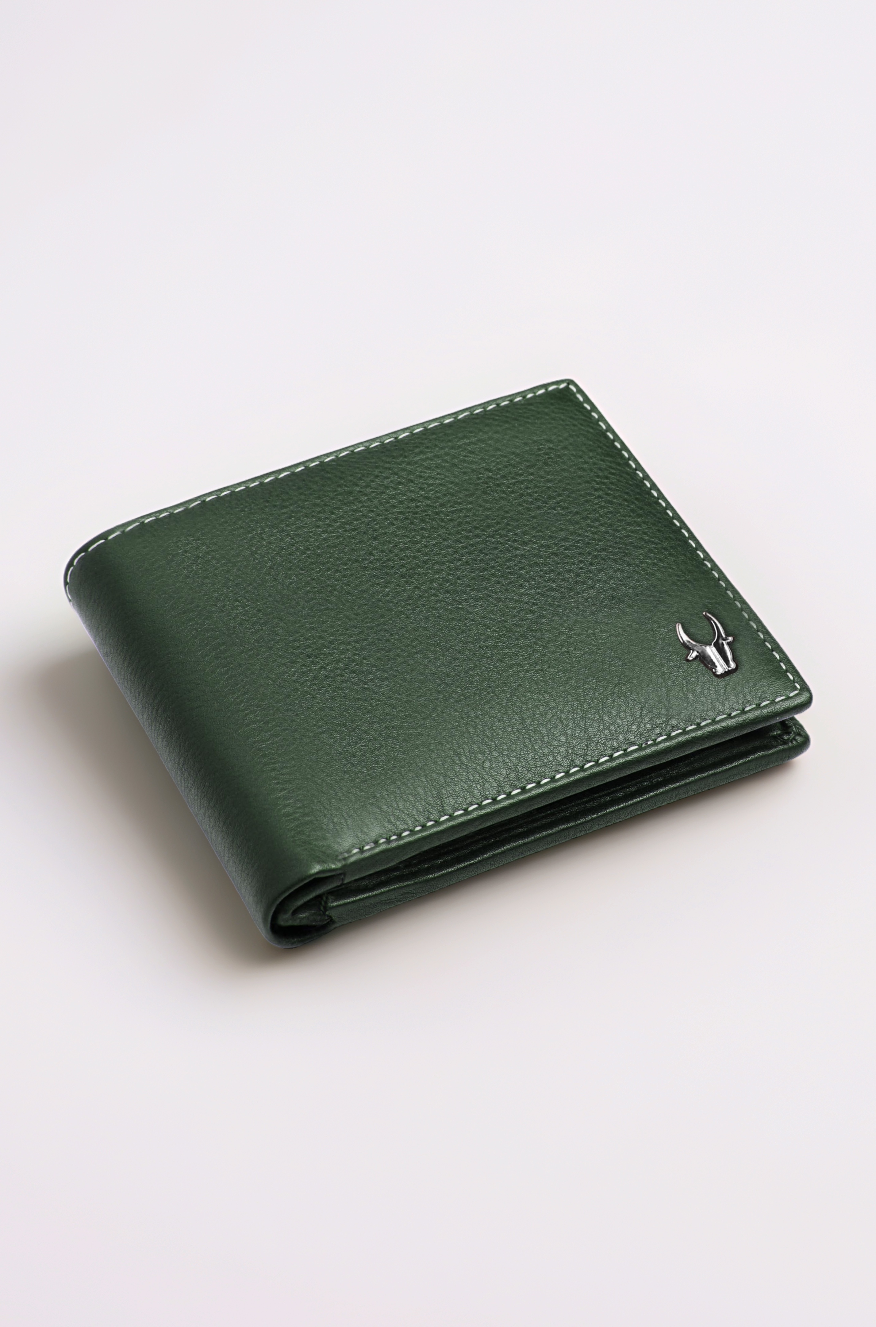Olive Leather Men's Wallet (WH2050) (Green)
