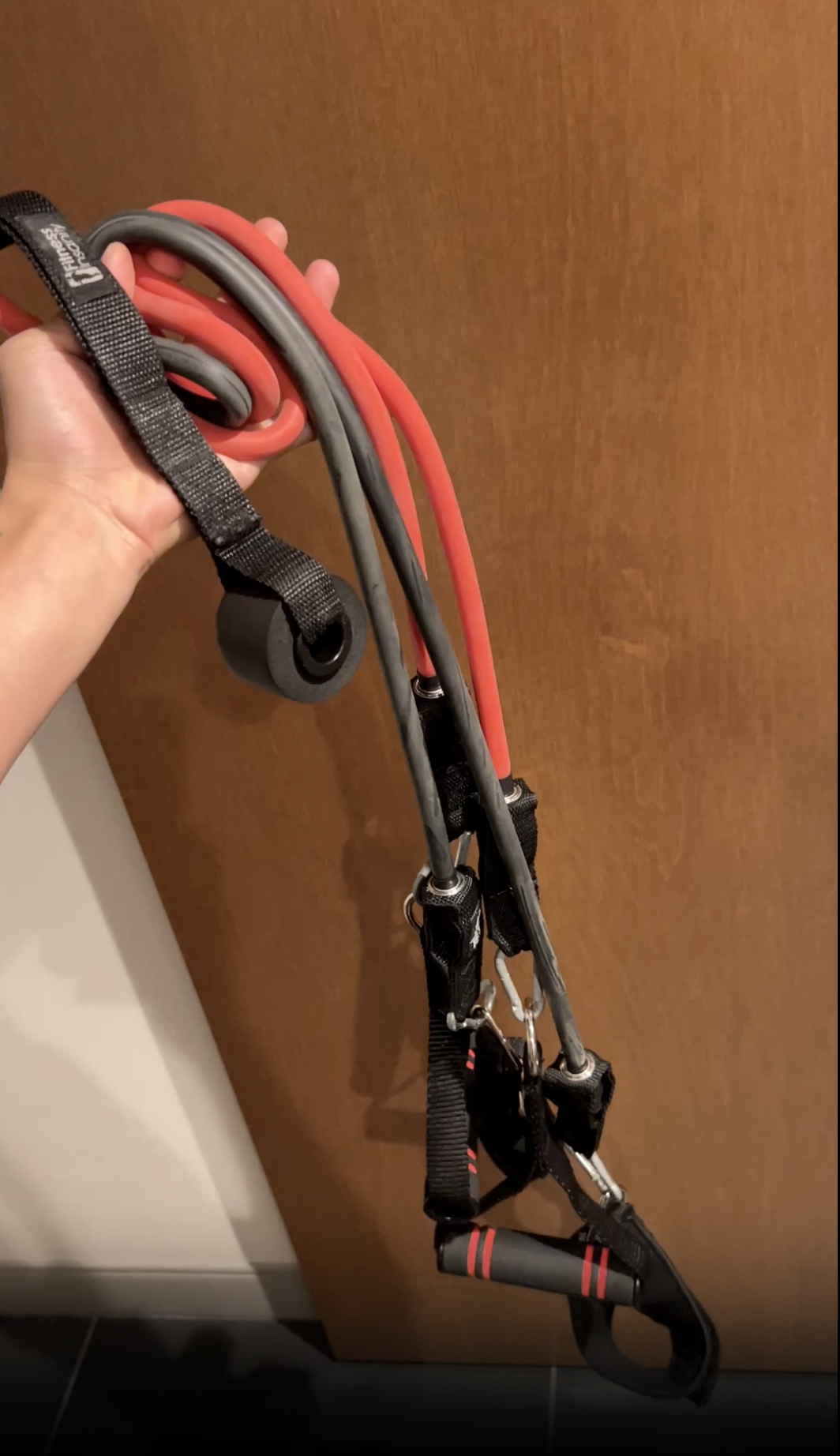 Whatafit Resistance Bands Set, Exercise Bands with Door Anchor, Handles, Carry Bag, Legs Ankle Straps for Resistance Training, Physical Therapy, Home Workouts (17pcs)