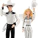 Hallmark Keepsake Christmas Ornaments 2025, Barbie and Ken Western Stars, Set of 2, Gifts for Barbie Fans