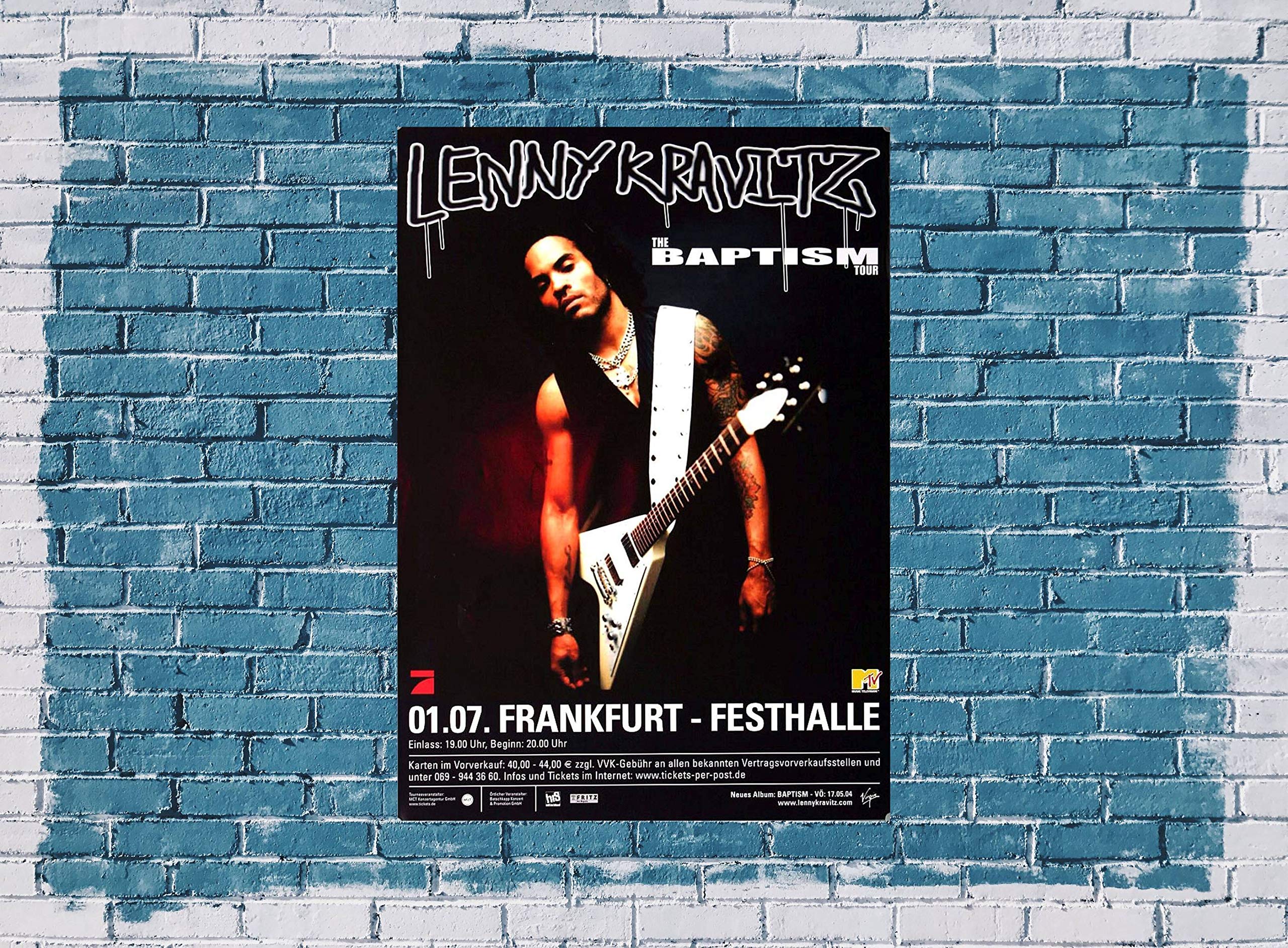 Lenny Kravitz - Calling All Angels, Frankfurt 2004 » Konzertplakat/Premium Poster | Live Konzert Veranstaltung | DIN A1 «