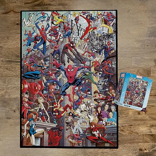Miniatura 3 de AQUARIUS Marvel Spider-Man Heroes Puzzle (rompecabezas de 3000 piezas), mercancía y coleccionables con licencia oficial de Marvel Comics, sin