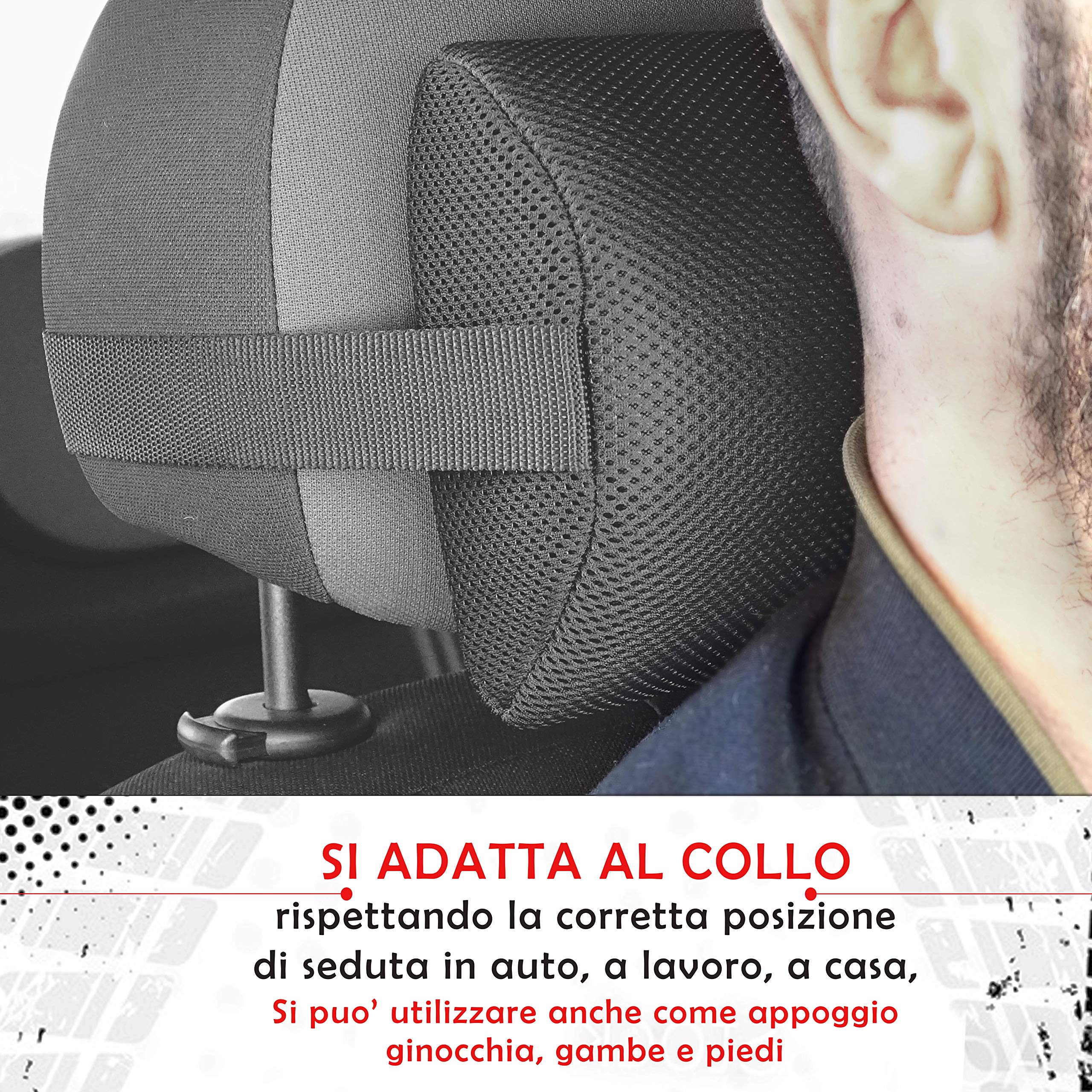 Cuscino Lombare Ortopedico Big Ant - Supporto Per Schiena, Auto E Ufficio - Foto 4