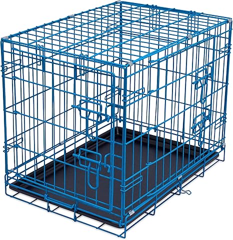 blue dog cage
