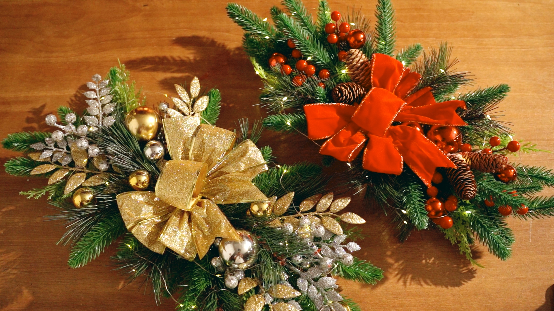 Amazon.com: Lyrow 4 Pack Christmas Artificial Swags 24