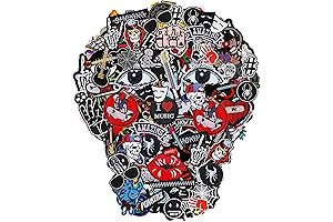 30-Piece Embroidered Iron-on Patches: Elevate Your Style with Assortment of Punk Appliques