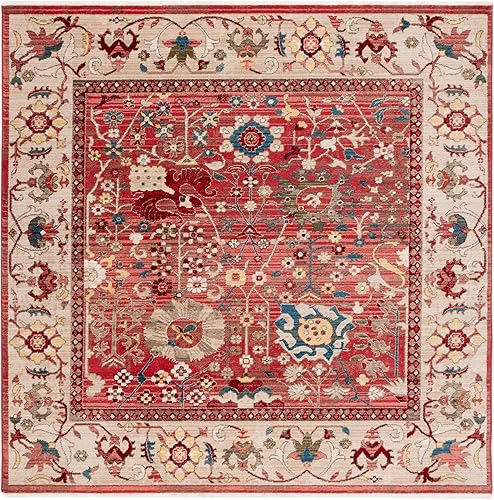 Miniatura 17 de SAFAVIEH Kashan Collection - Alfombra de pasillo, 2 pies 6 pulgadas x 8 pies, color beige y gris topo, diseño oriental tradicional, no desprende