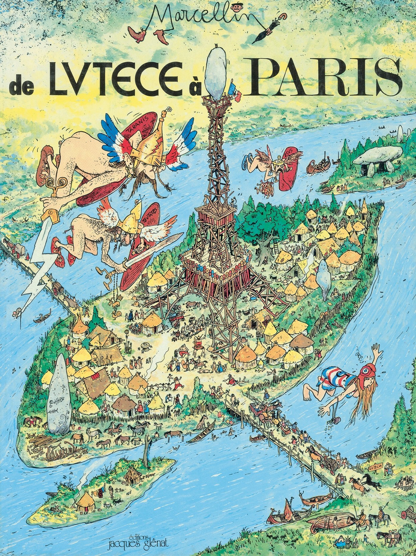 De Lutèce à Paris : Patrimoine Glénat 21 (French Edition)
