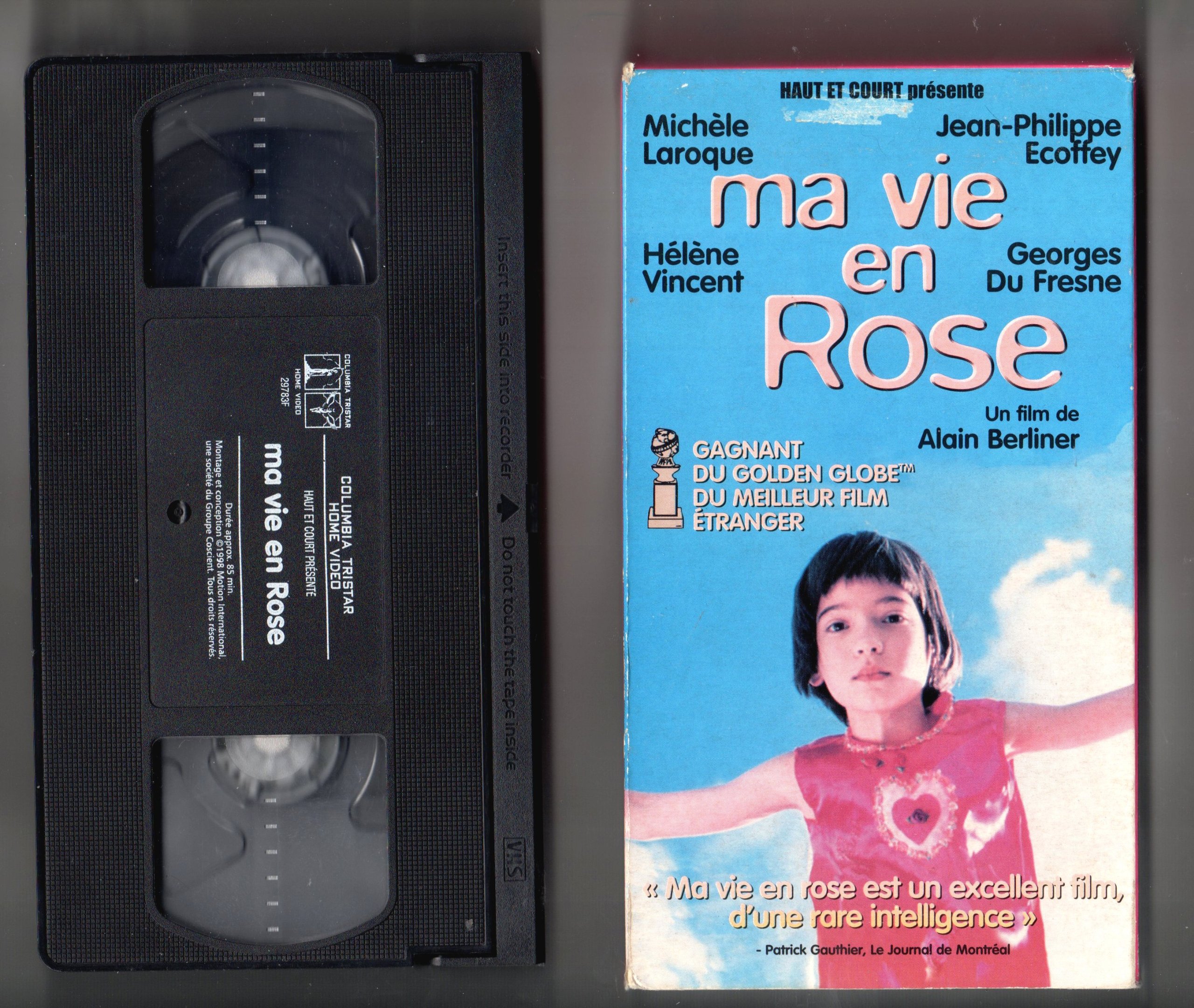 MA VIE EN ROSE, Version Originale Française (EN FRANÇAIS, FILM VHS, NTSC). [VHS Tape]
