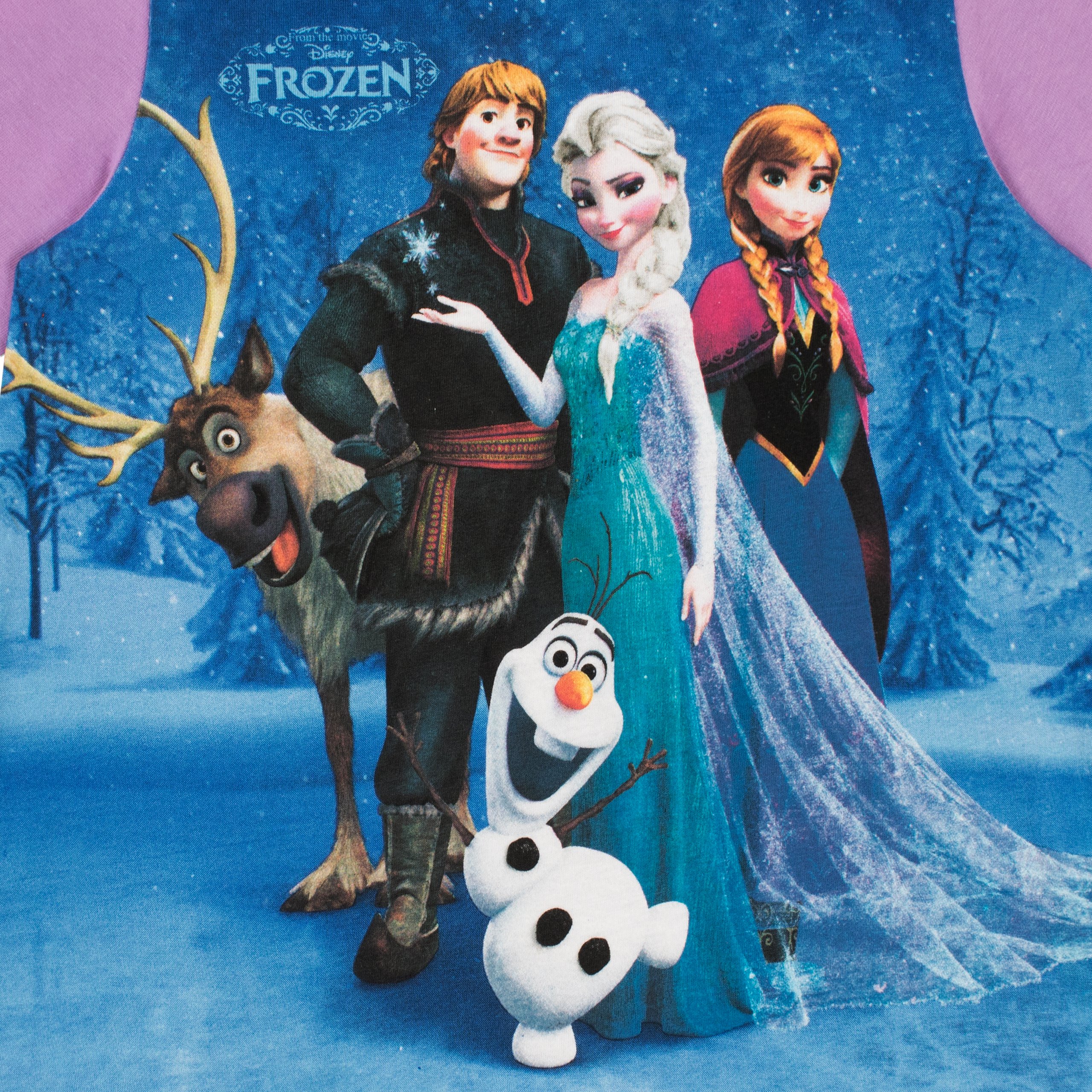 Disney Kraina Lodu Piżama dla dziewczynek | Królowa Lodu | Anna Elsa Kristoff Olaf & Sven | piżama dla dzieci