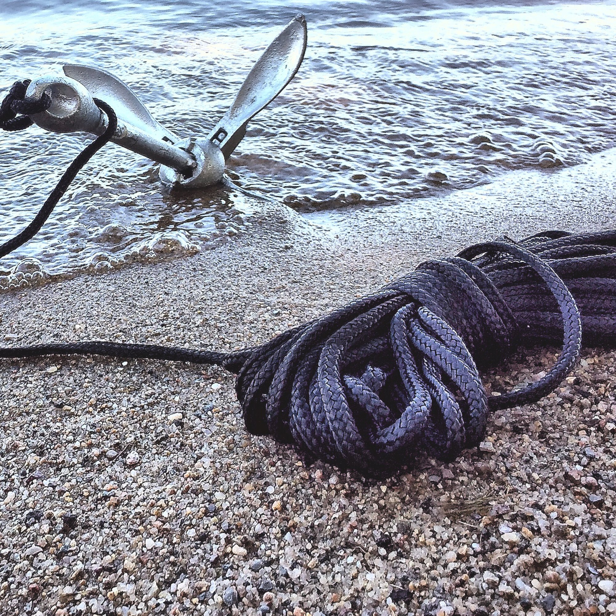 Best Marine Kayak Anchor with 12m Rope. Premium 1.6kg Folding Anchor