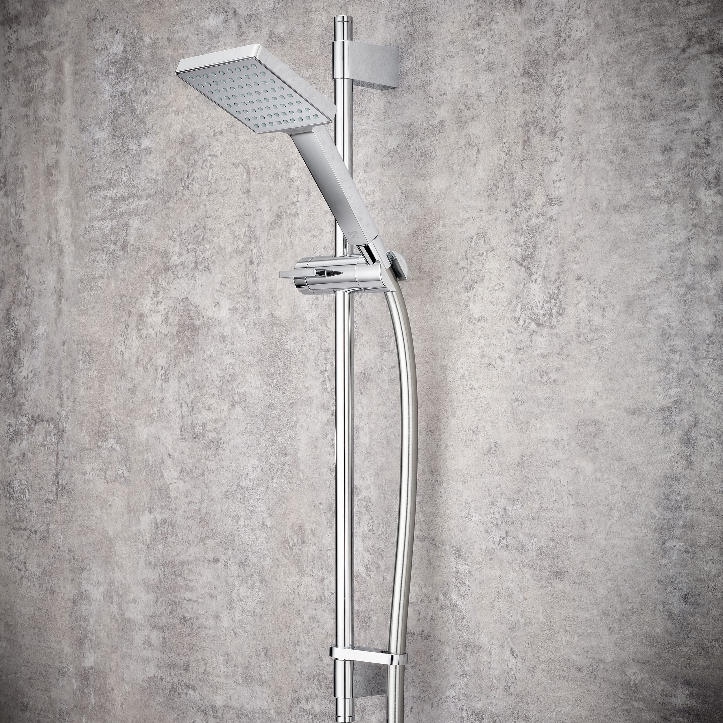 Mira Showers Mira Honesty zestaw armatury prysznicowej, kwadratowy, chrom 2.1605.284