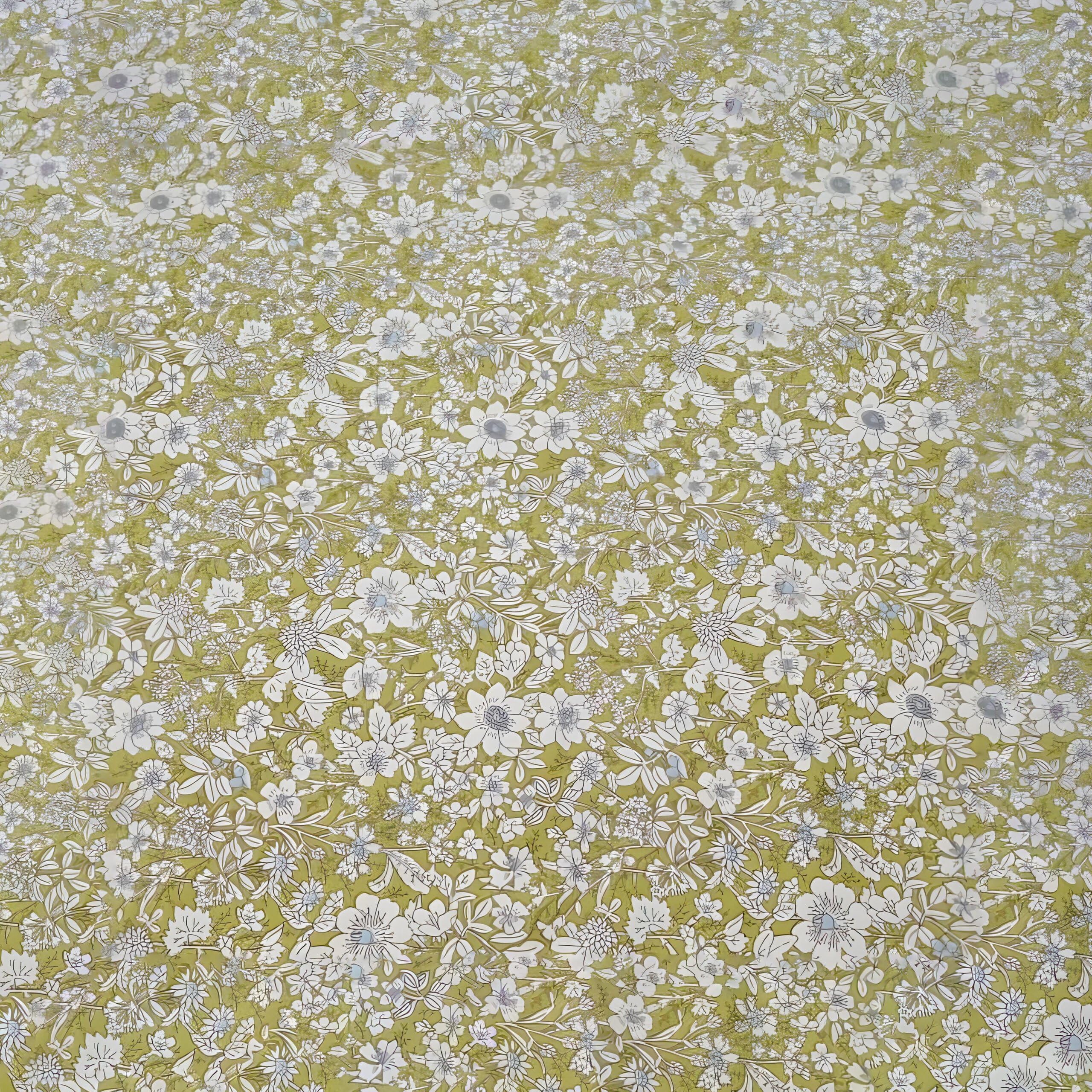 Rose and Hubble Floral Printed Fabric - 45 Inch Wide 100% Cotton Poplin for Dressmaking, Quilting, and Crafting - Soft, Cotton Fabric for Sewing, Apparel, Home Décor, Bag Making (CP0221GR, 0.5 Metre) — image 1