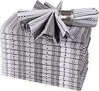 Vista 18 de Life By Cotton Juego de 12 servilletas de tela 100% algodón puro de 18 x 18 pulgadas, servilletas de boda, lavables a máquina, servilletas de Beige