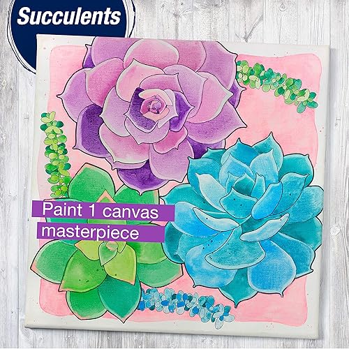 Miniatura 2 de Faber-Castell - Pintura por número Acuarela Bold Floral  Kit de pintura para adultos