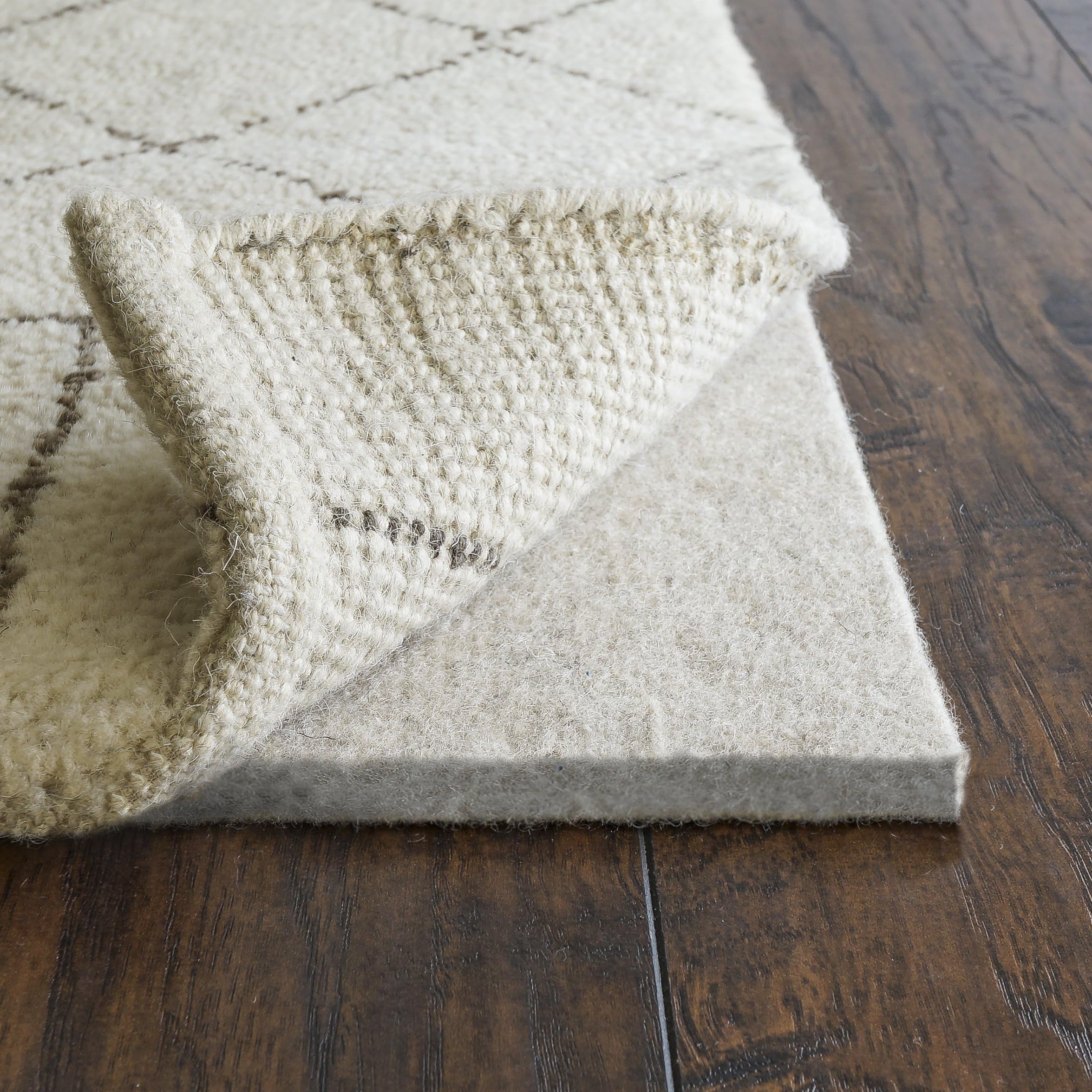 RUGPADUSA - Eco-Plush - 7'x11' - 1/2" Thick - 100% Felt - Luxurious Cushioned Rug Pad - Available in 3 Thicknesses, Many Custom Sizes