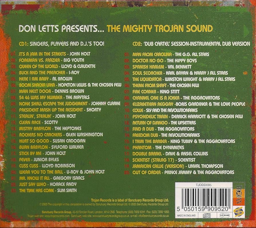 洋楽 V.A. (THE MIGHTY TROJAN SOUND Don Letts Presents the Mighty Trojan Sound: Amazon.co.uk