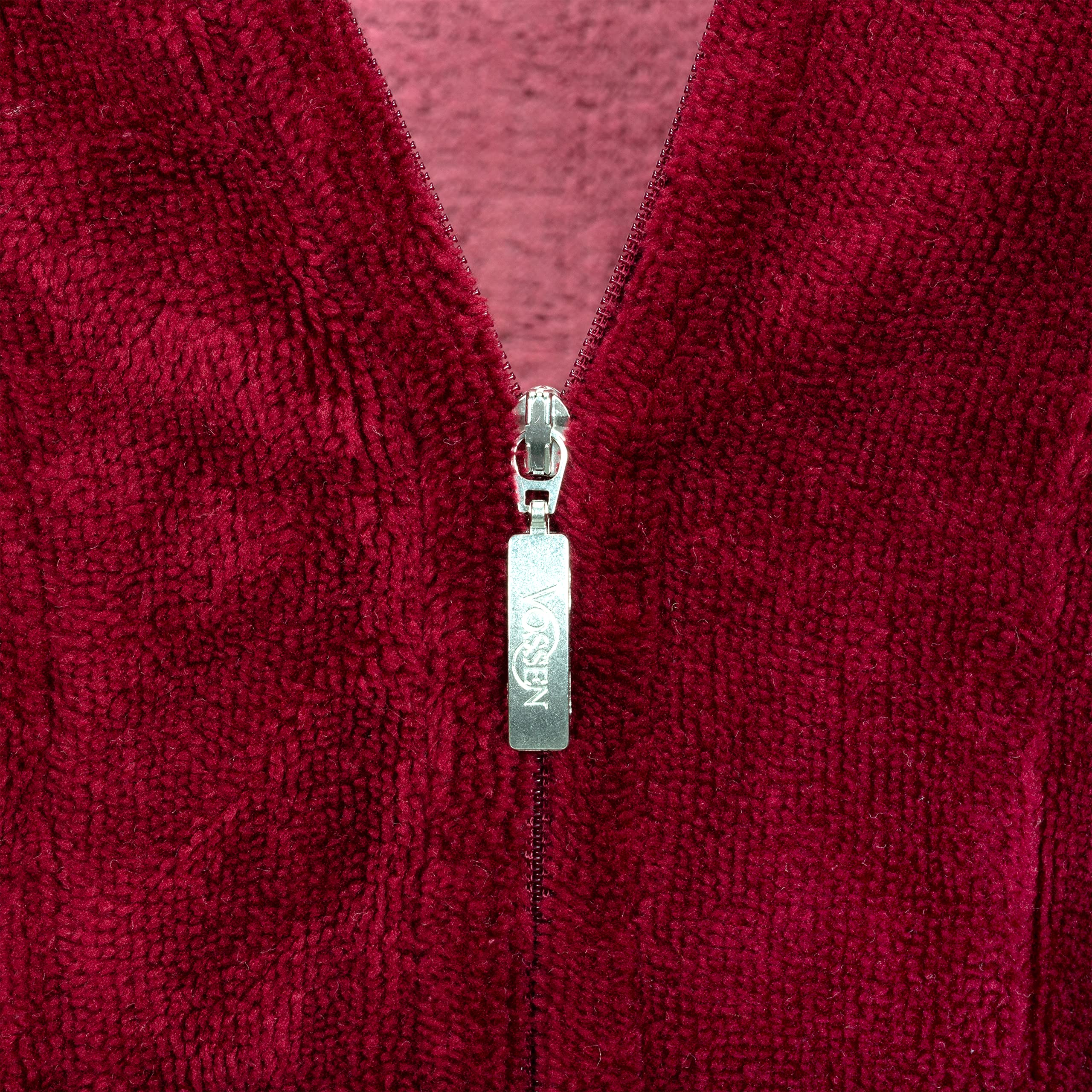 Vossen Damen Bademantel mit Kapuze Palermo