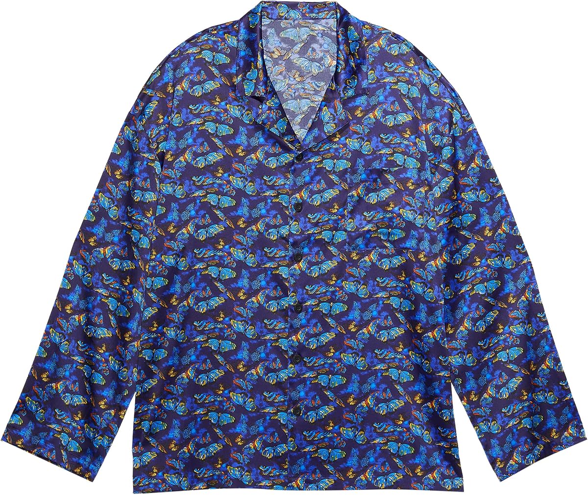Savage X Women's Baroque Butterfly Satin Sleep Top